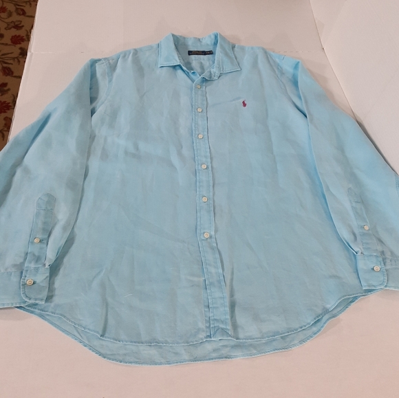 Polo Ralph Lauren Linen Long Sleeve Shirt - Picture 2 of 6
